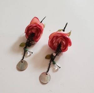 Handmade dangle earrings.